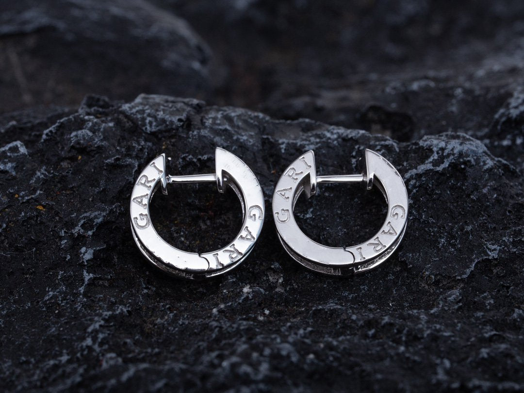 [Angela Jewellery]ZERO 1 MINI SILVER DIAMOND EARRINGS