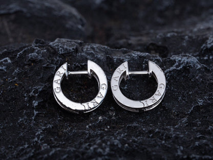 [Angela Jewellery]ZERO 1 MINI SILVER DIAMOND EARRINGS