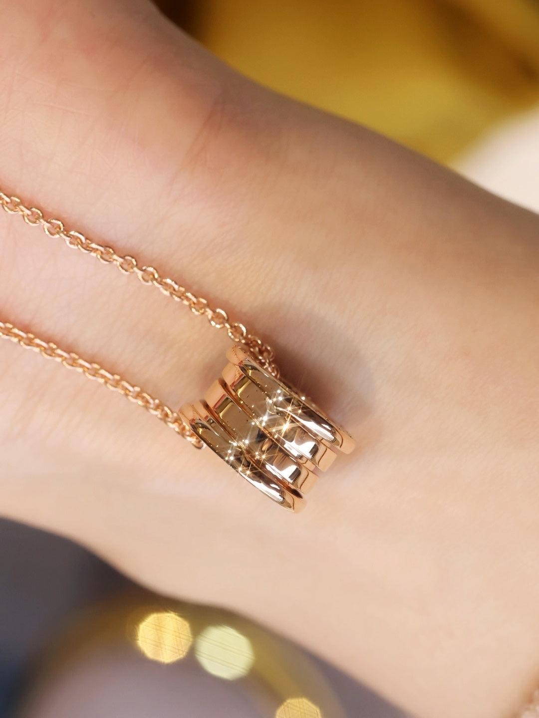 [Angela Jewellery]ZERO 1 PINK GOLD NECKLACE