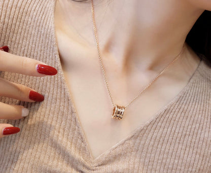 [Angela Jewellery]ZERO 1 PINK GOLD NECKLACE