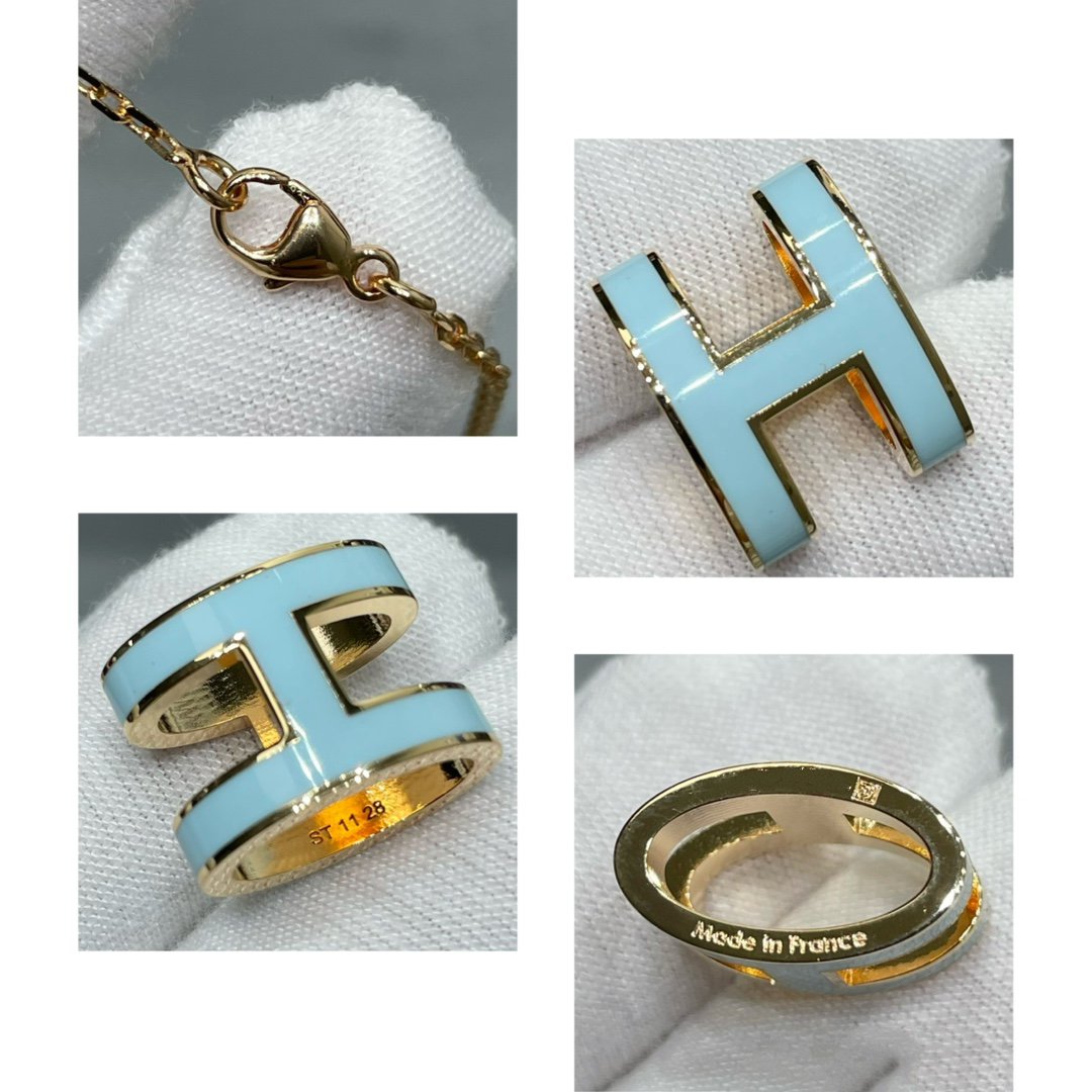 [Angela Jewellery]POP H SKY BLUE NECKLACE