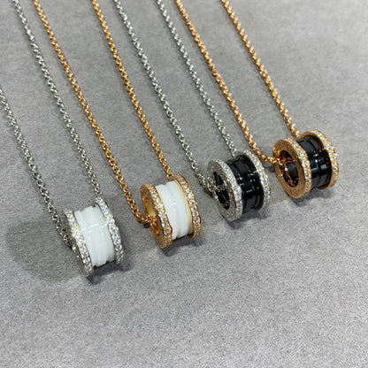 [Angela Jewellery]ZERO 1 DIAMOND CERAMIC NECKLACE