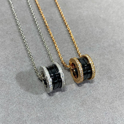 [Angela Jewellery]ZERO 1 DIAMOND CERAMIC NECKLACE