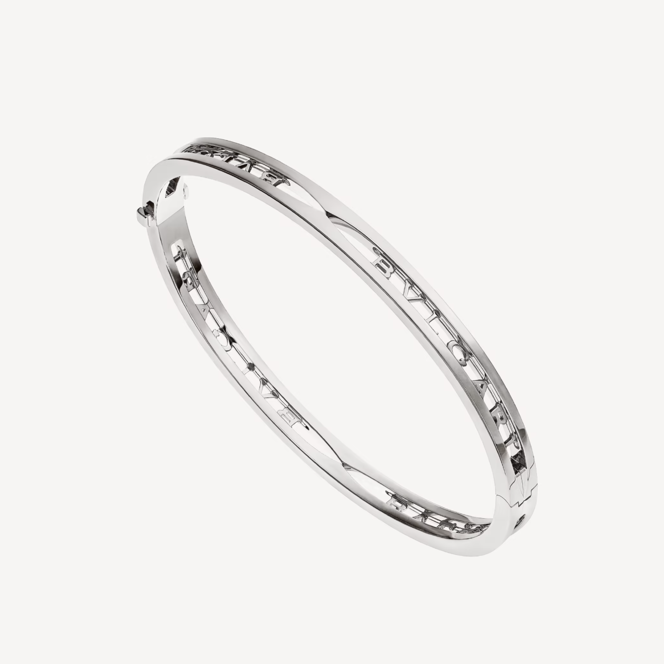 [Angela Jewellery]ZERO 1 SPIRAL LOGO SILVER BRACELET