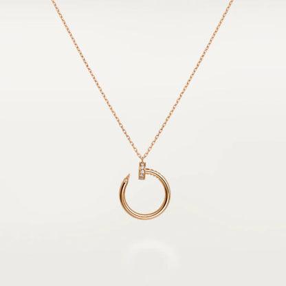[Angela Jewellery]JUSTE NECKLACE PINK GOLD