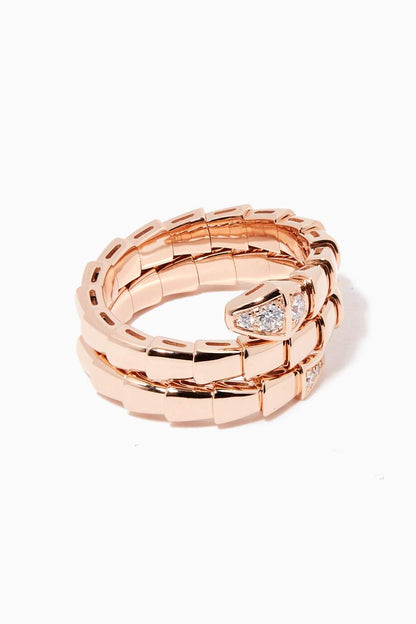 [Angela Jewellery]SERPENTS DOUBLE ROW DIAMOND RING