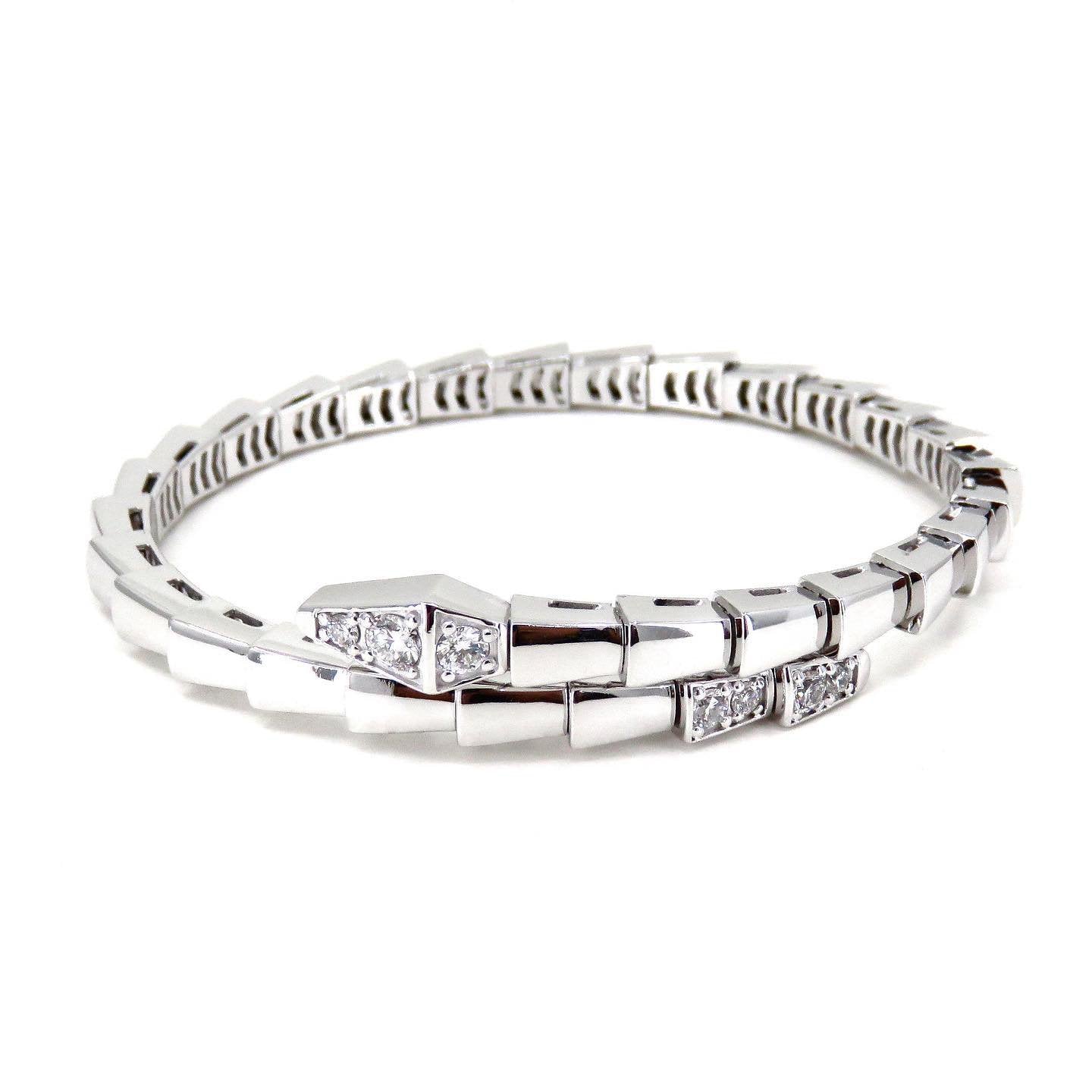 [Angela Jewellery]SERPENTI BRACELET DIAMONDS SILVER