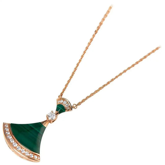 [Angela Jewellery]DREAM NECKLACE MALACHITE DIAMOND