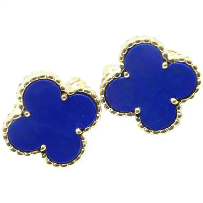 [Angela Jewellery]CLOVER MINI 9.5MM TURQUOISE EARRINGS