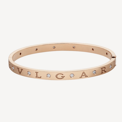 [Angela Jewellery]ZERO 1 PINK GOLD 12 DIAMONDS BRACELET