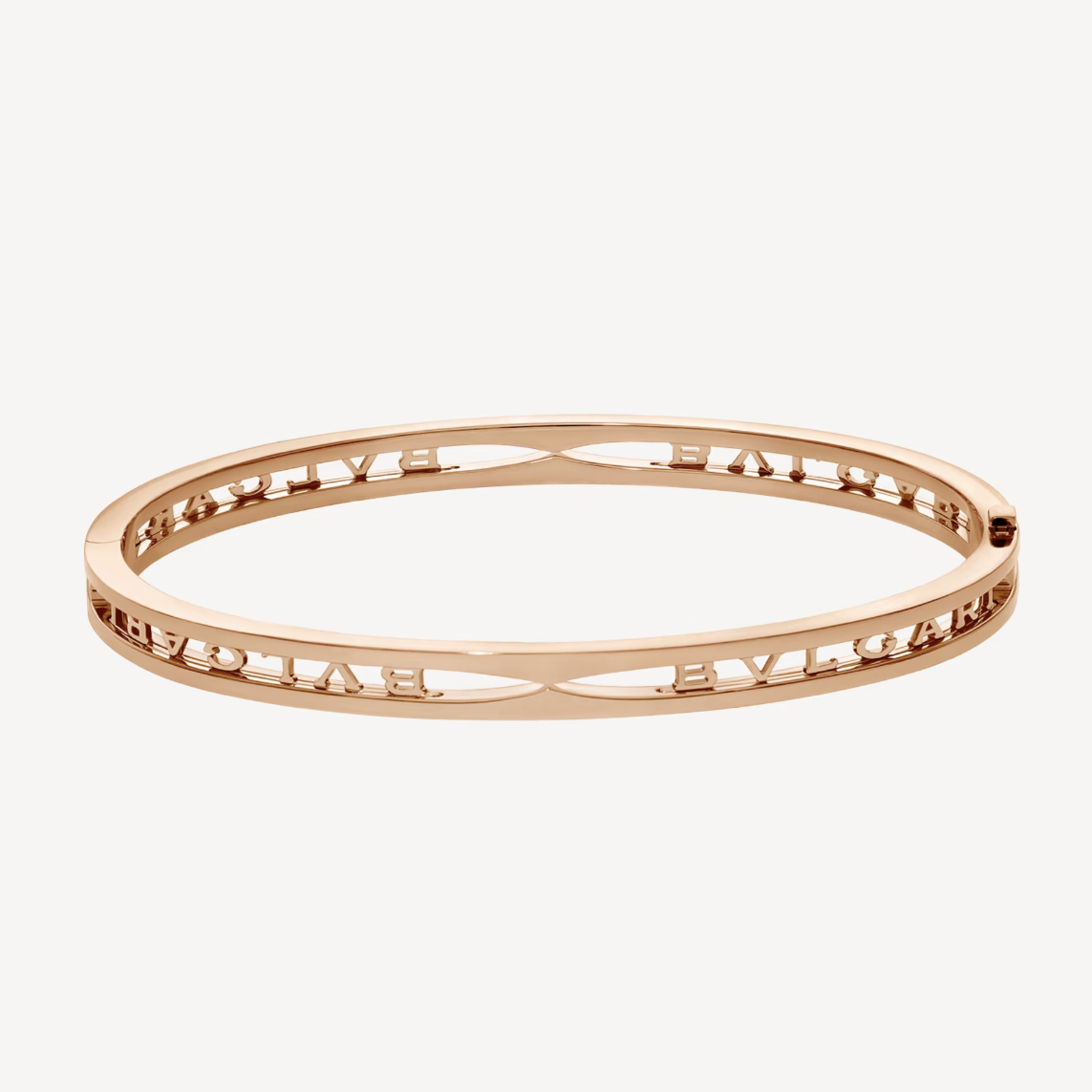 [Angela Jewellery]ZERO 1 SPIRAL LOGO PINK GOLD BRACELET