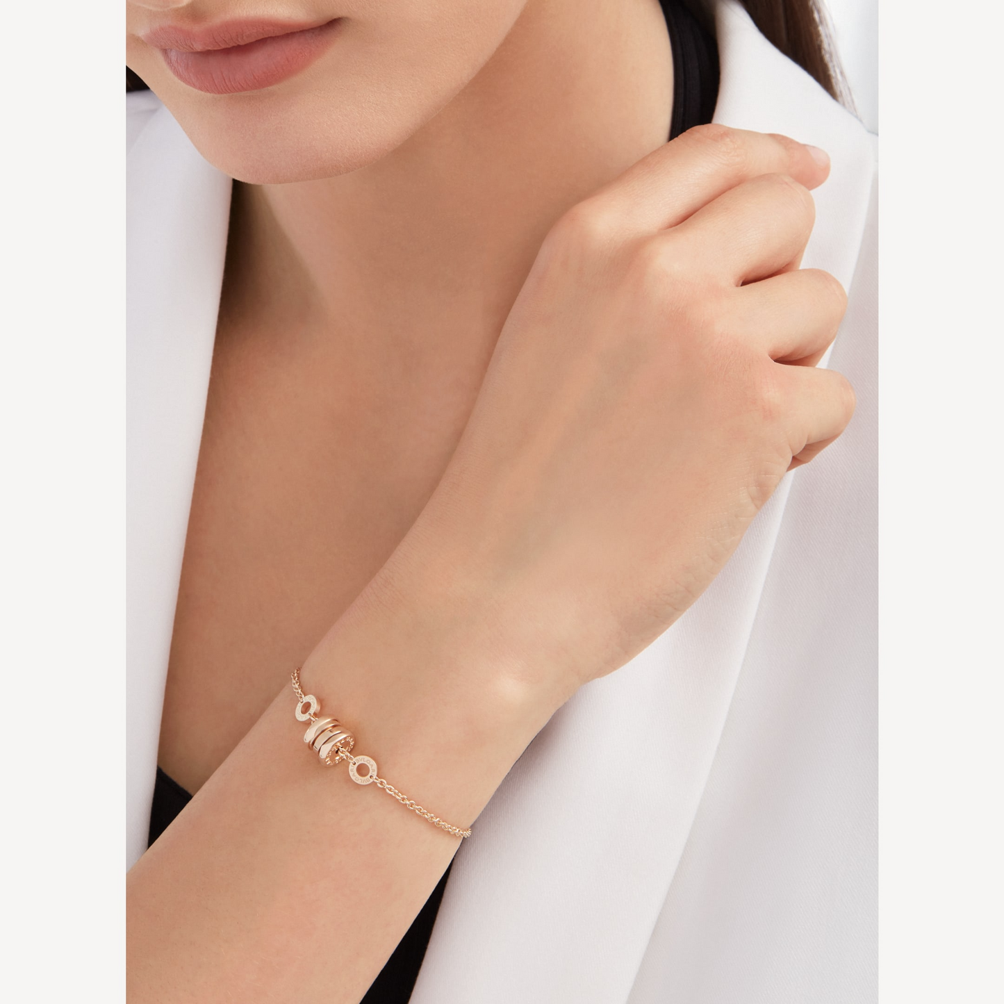 [Angela Jewellery]ZERO 1 SOFT PINK GOLD BRACELET