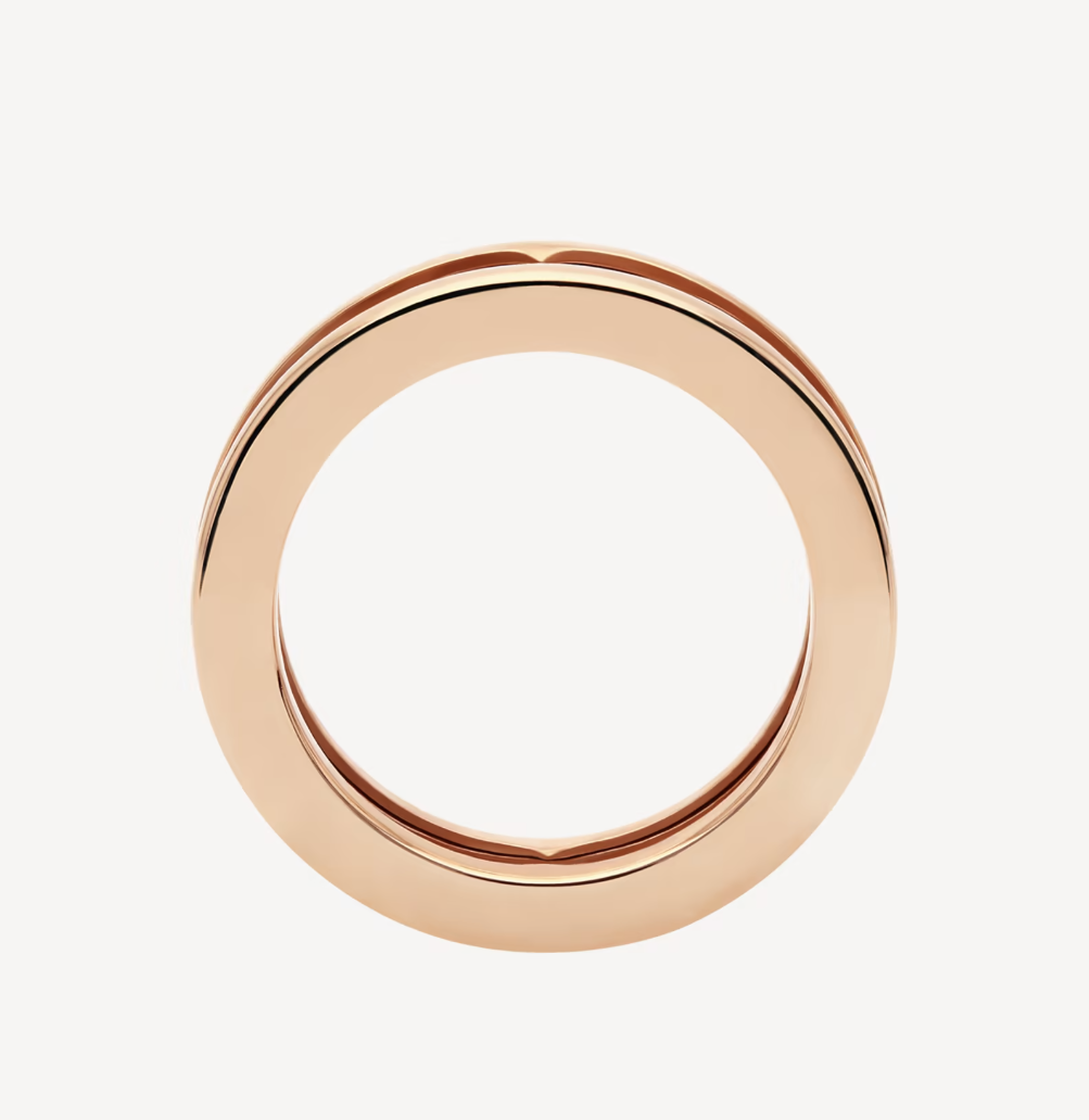[Angela Jewellery]ZERO 1 ONE-BAND WITH OPENWORK LOGO SPIRAL RING