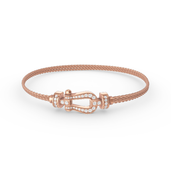 [Angela Jewellery]FORCE SMALL HORSESHOE  DIAMOND CHAIN ROPE BRACELET