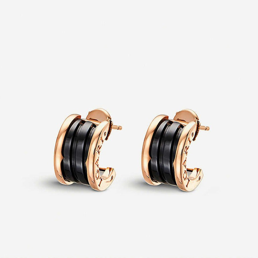 [Angela Jewellery]ZERO 1 PINK GOLD CERAMIC EARRINGS