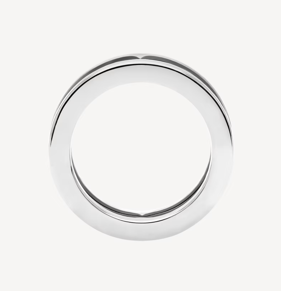 [Angela Jewellery]ZERO 1 ONE-BAND WITH OPENWORK LOGO SPIRAL RING