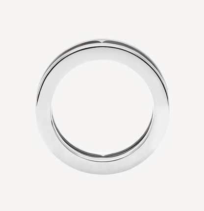 [Angela Jewellery]ZERO 1 ONE-BAND WITH OPENWORK LOGO SPIRAL RING
