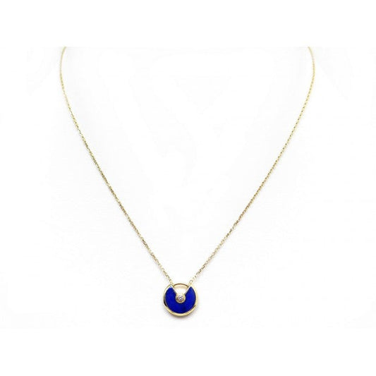 [Angela Jewellery]AMULETTE ROSE GOLD AGATE NECKLACE