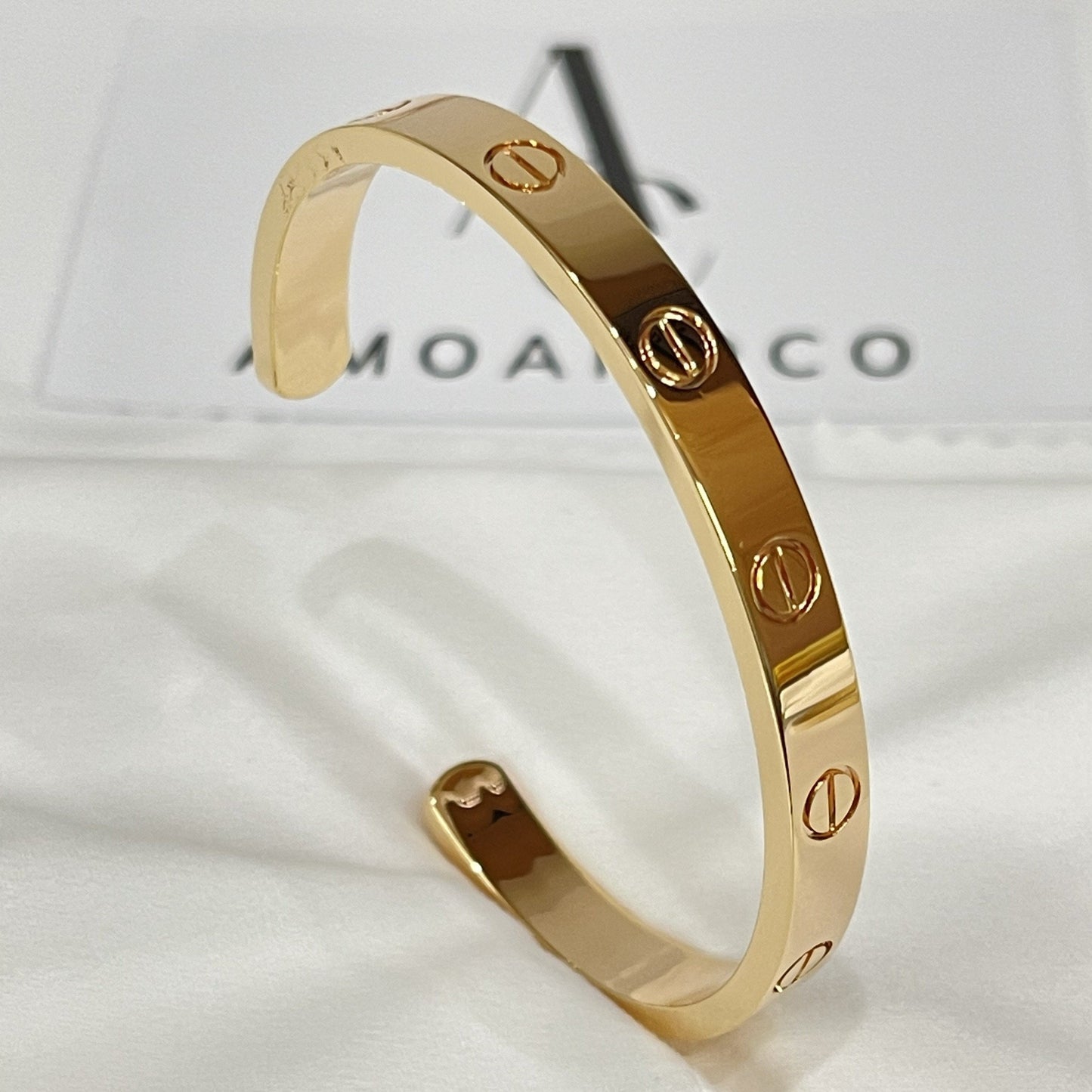 [Angela Jewellery]LOVE BRACELET 6.1MM OPEN CUFF