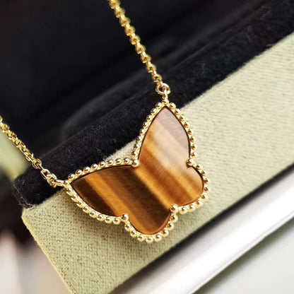 [Angela Jewellery] TIGER__ EYE BUTTERFLY NECKLACE
