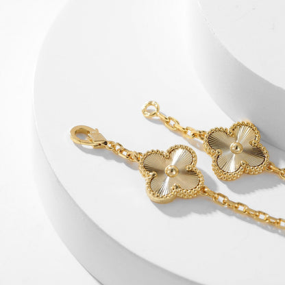 [Angela Jewellery]CLOVER 10 MOTIFS LASER NECKLACE