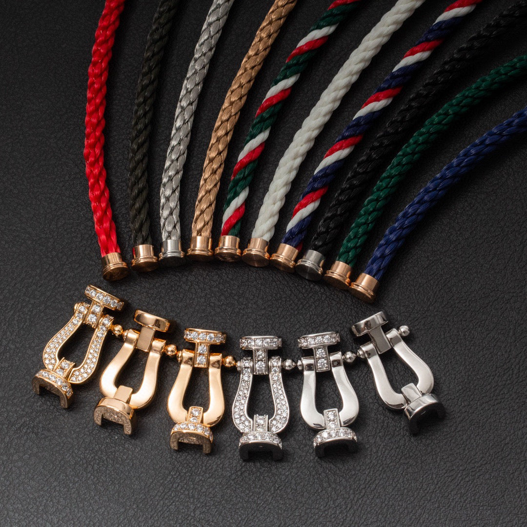 [Angela Jewellery]FORCE LARGE HORSESHOE NO DIAMOND BRACELET SILVER