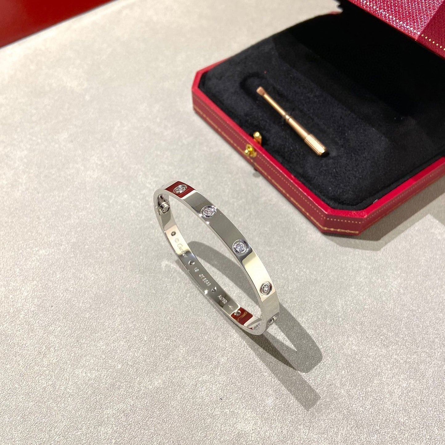 [Angela Jewellery]LOVE BRACELET 6.1MM 10 DIAMONDS
