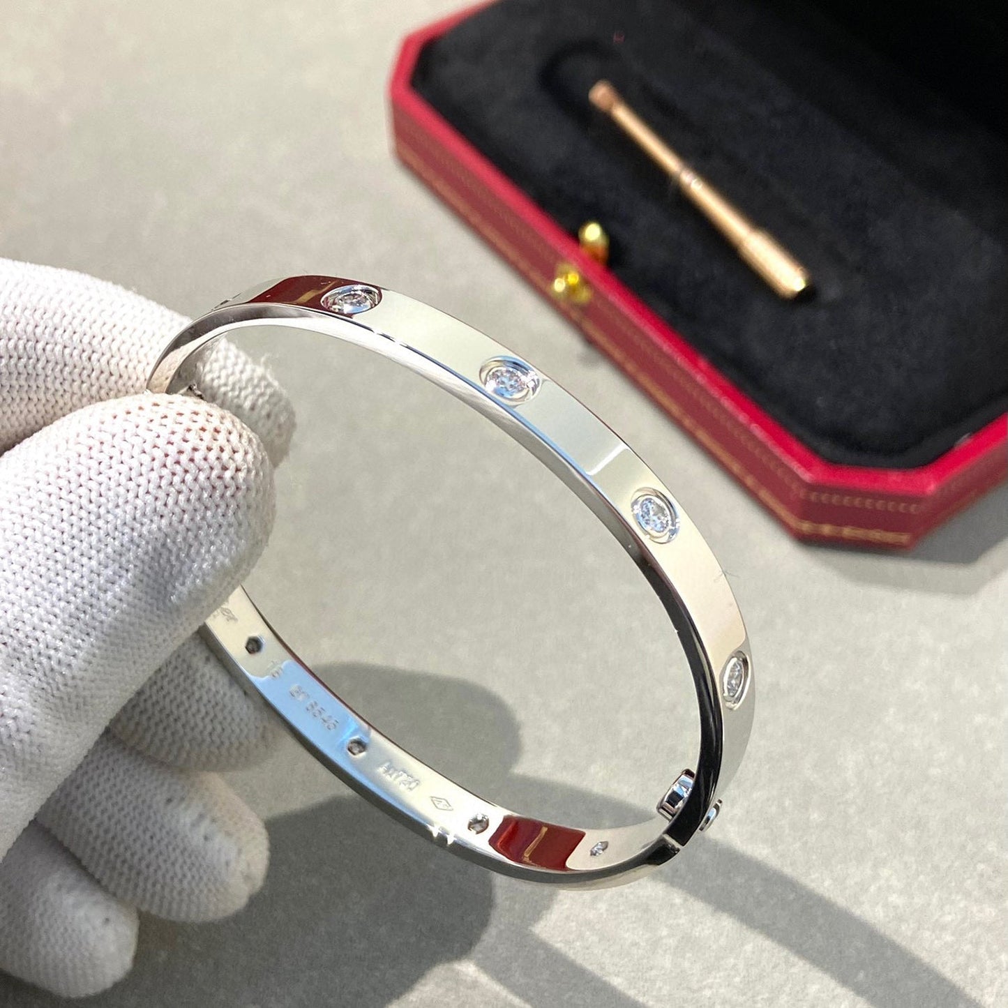 [Angela Jewellery]LOVE BRACELET 6.1MM 10 DIAMONDS