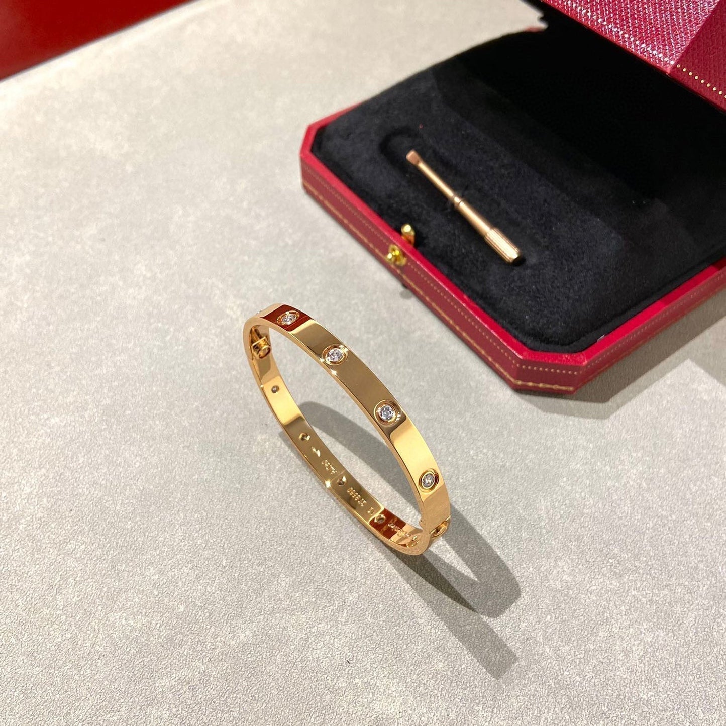 [Angela Jewellery]LOVE BRACELET 6.1MM 10 DIAMONDS