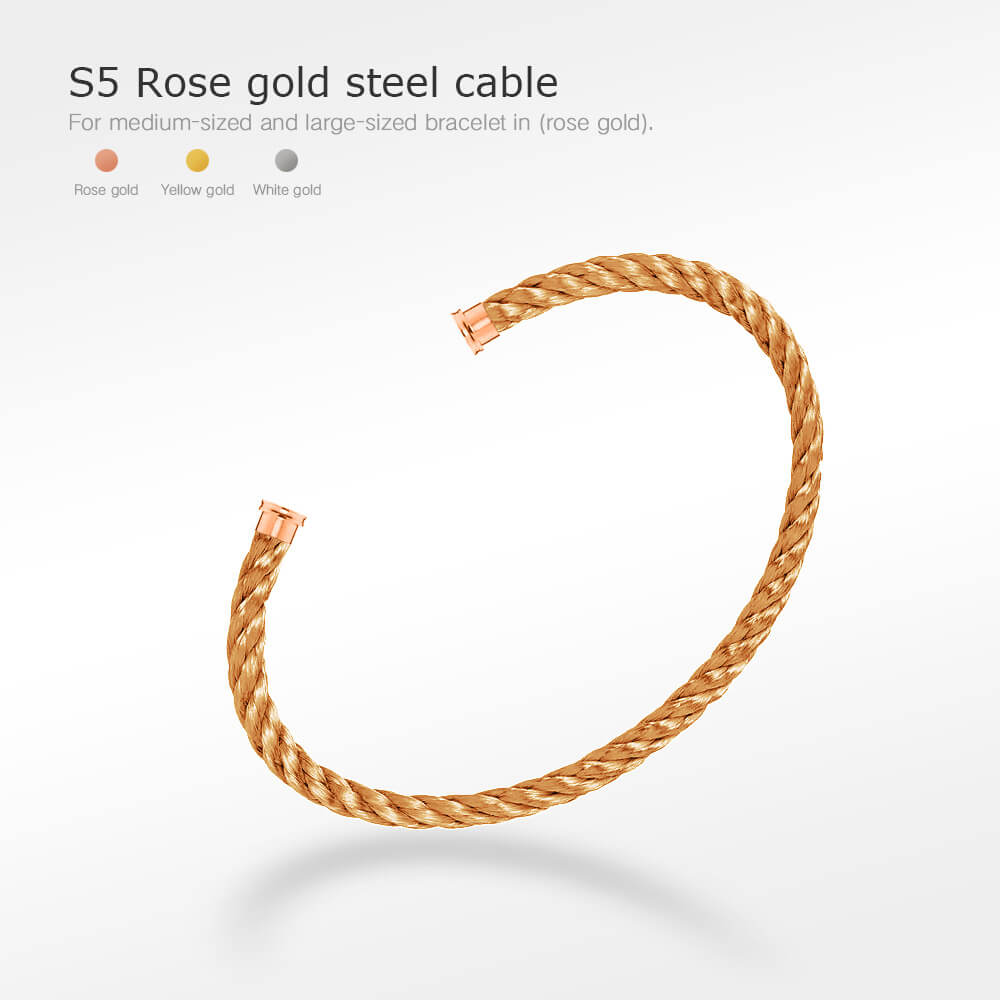 [Angela Jewellery]FORCE SERIES BRACELET CABLES 50 CHOICES (DIY SELECTION)