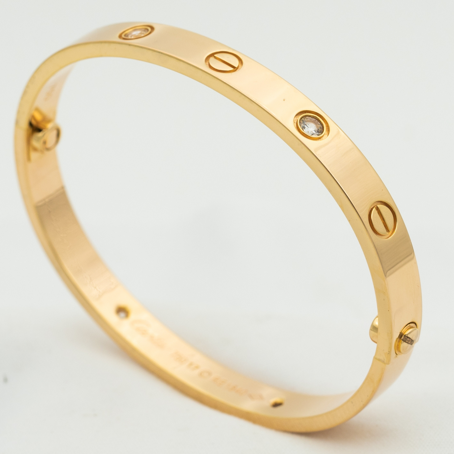 [Angela Jewellery]LOVE BRACELET 6.1MM 4 DIAMONDS