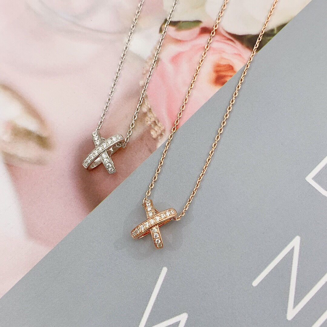 [Angela Jewellery]JEUX DE DIAMOND NECKLACE