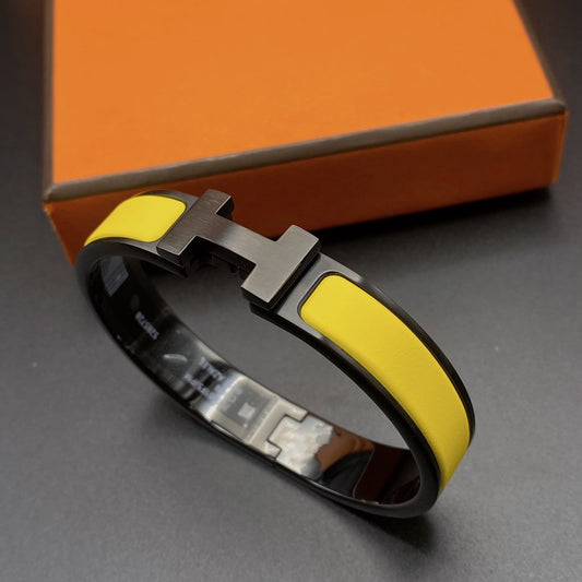 [Angela Jewellery]CLIC HM SO BLACK YELLOW BRACELET
