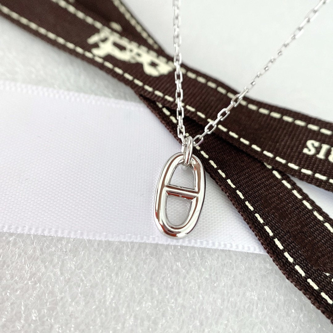 [Angela Jewellery]HM PIG NOSE NECKLACE