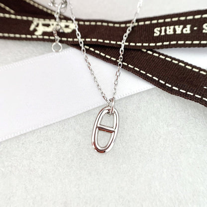 [Angela Jewellery]HM PIG NOSE NECKLACE