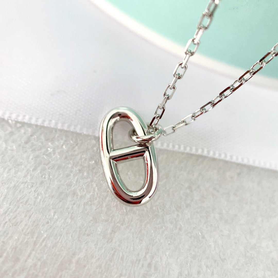 [Angela Jewellery]HM PIG NOSE NECKLACE
