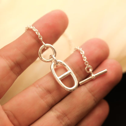 [Angela Jewellery]HM CHAINE D'ANCRE PENDANT NECKLACE STERLING SILVER