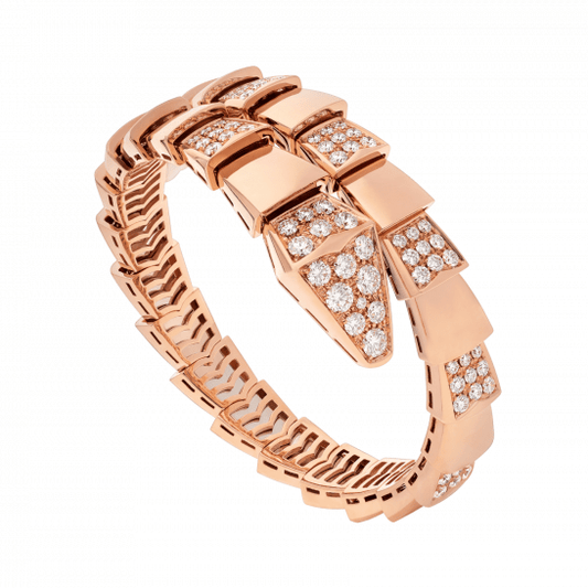 [Angela Jewellery]SERPENTI WIDE BRACELET PINK GOLD DIAMOND