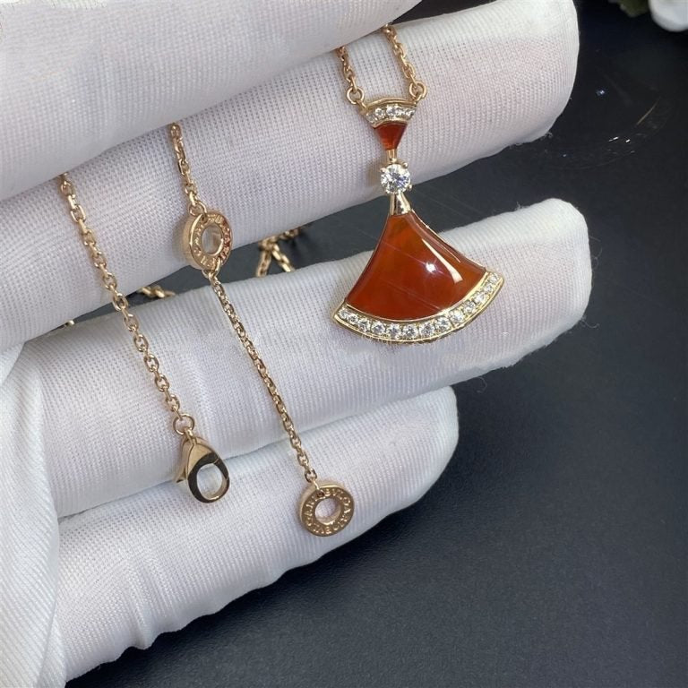 [Angela Jewellery]DREAM NECKLACE CARNELIAN DIAMOND