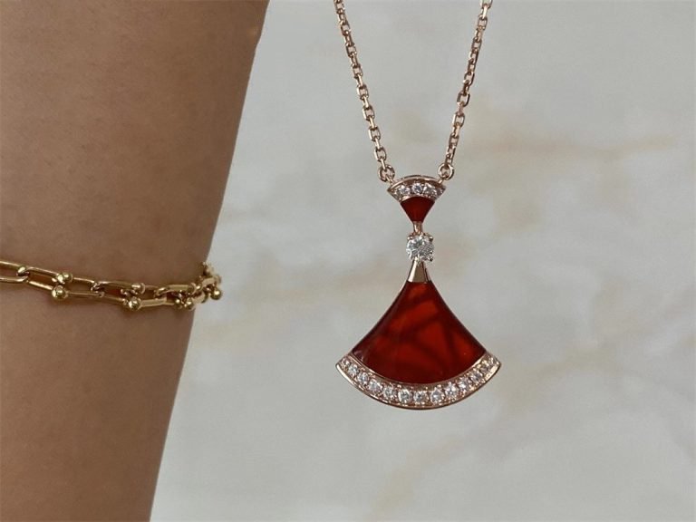 [Angela Jewellery]DREAM NECKLACE CARNELIAN DIAMOND
