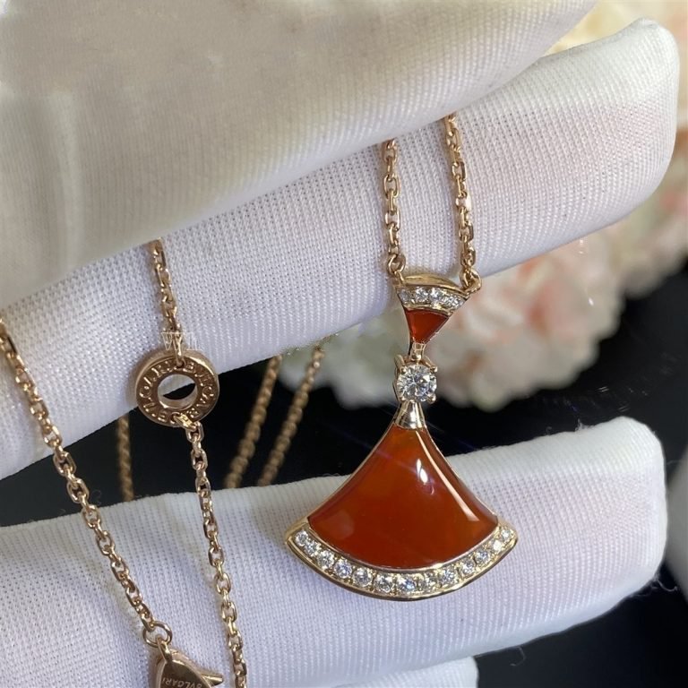[Angela Jewellery]DREAM NECKLACE CARNELIAN DIAMOND