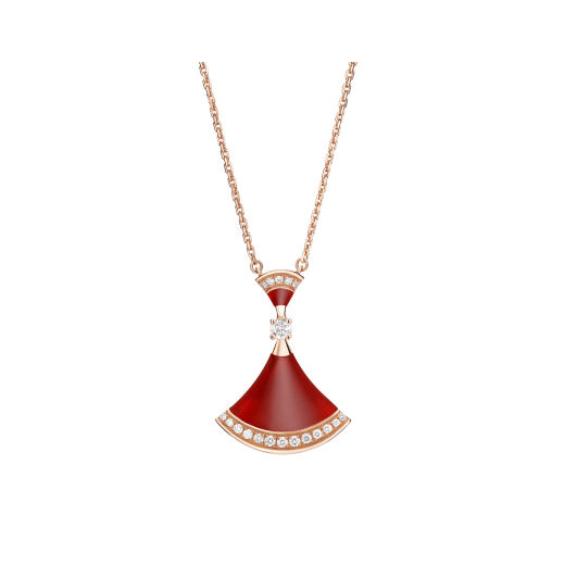 [Angela Jewellery]DREAM NECKLACE CARNELIAN DIAMOND