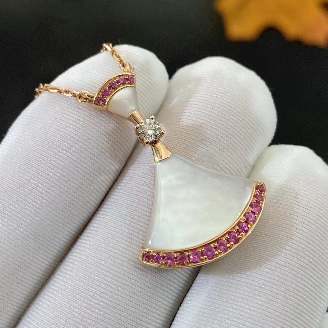 [Angela Jewellery]DREAM NECKLACE MOP PINK DIAMOND
