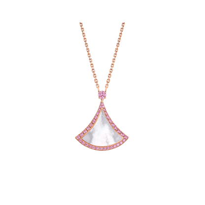 [Angela Jewellery]DREAM NECKLACE MOP DIAMOND PINK