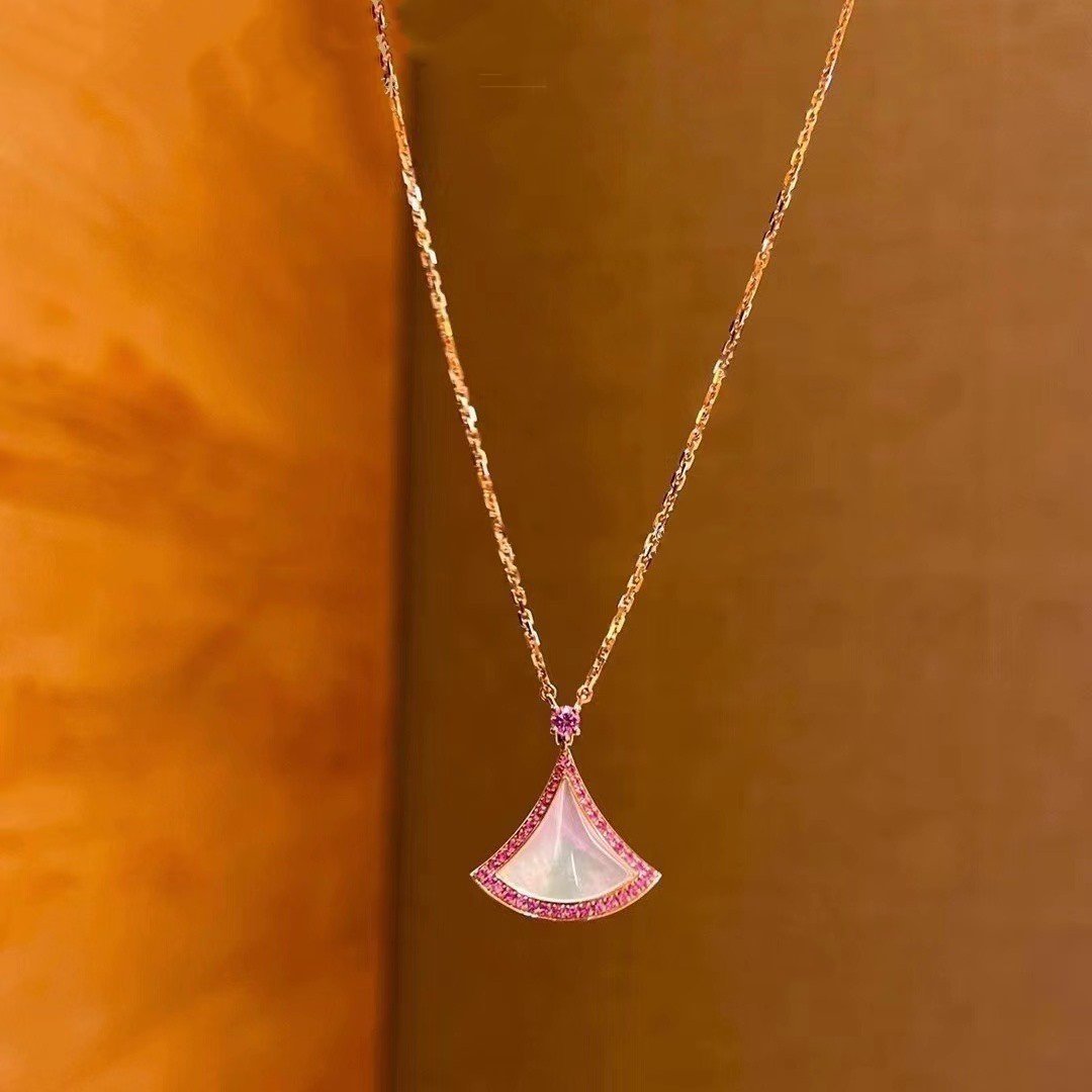 [Angela Jewellery]DREAM NECKLACE MOP DIAMOND PINK
