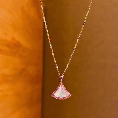 [Angela Jewellery]DREAM NECKLACE MOP DIAMOND PINK