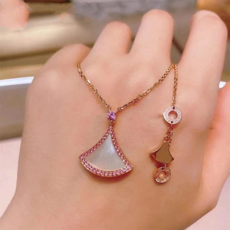 [Angela Jewellery]DREAM NECKLACE MOP DIAMOND PINK
