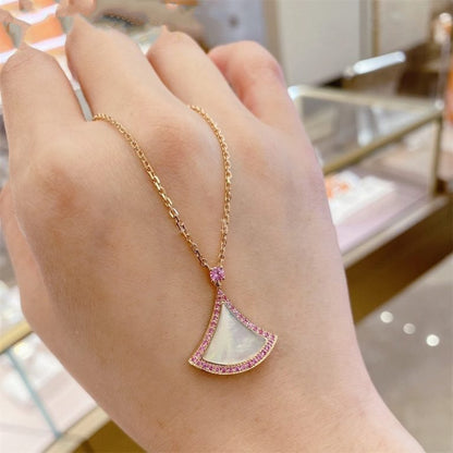 [Angela Jewellery]DREAM NECKLACE MOP DIAMOND PINK