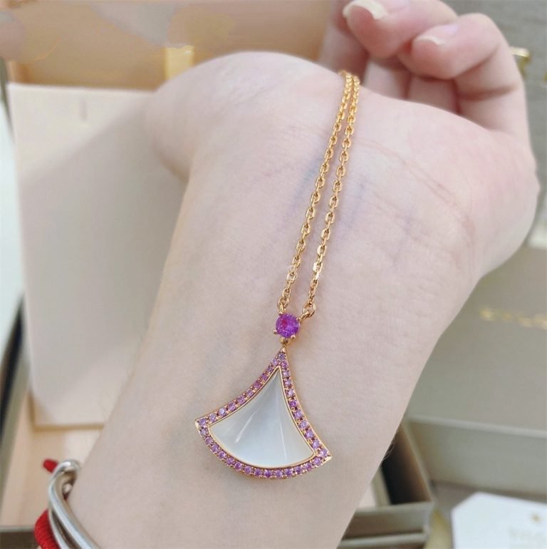 [Angela Jewellery]DREAM NECKLACE MOP DIAMOND PINK