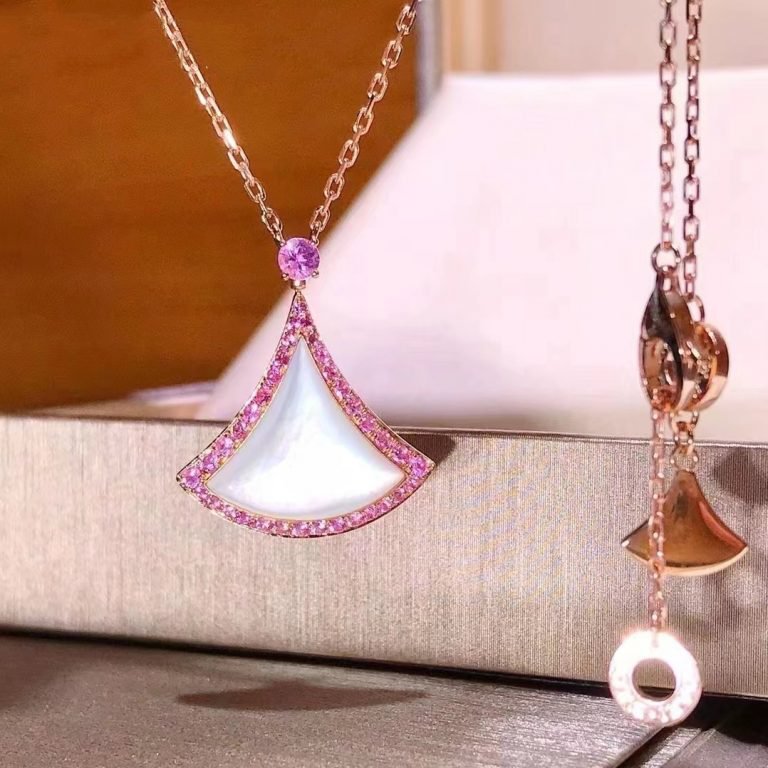 [Angela Jewellery]DREAM NECKLACE MOP DIAMOND PINK